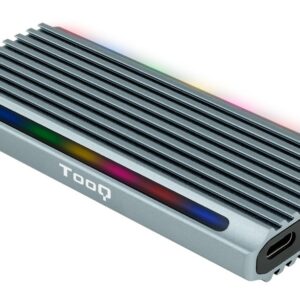 Caixa Externa RGB p/ Discos SSD M.2 NGFF/NVMe SSD USB 3.1 Gen 2 USB-A - TOOQ