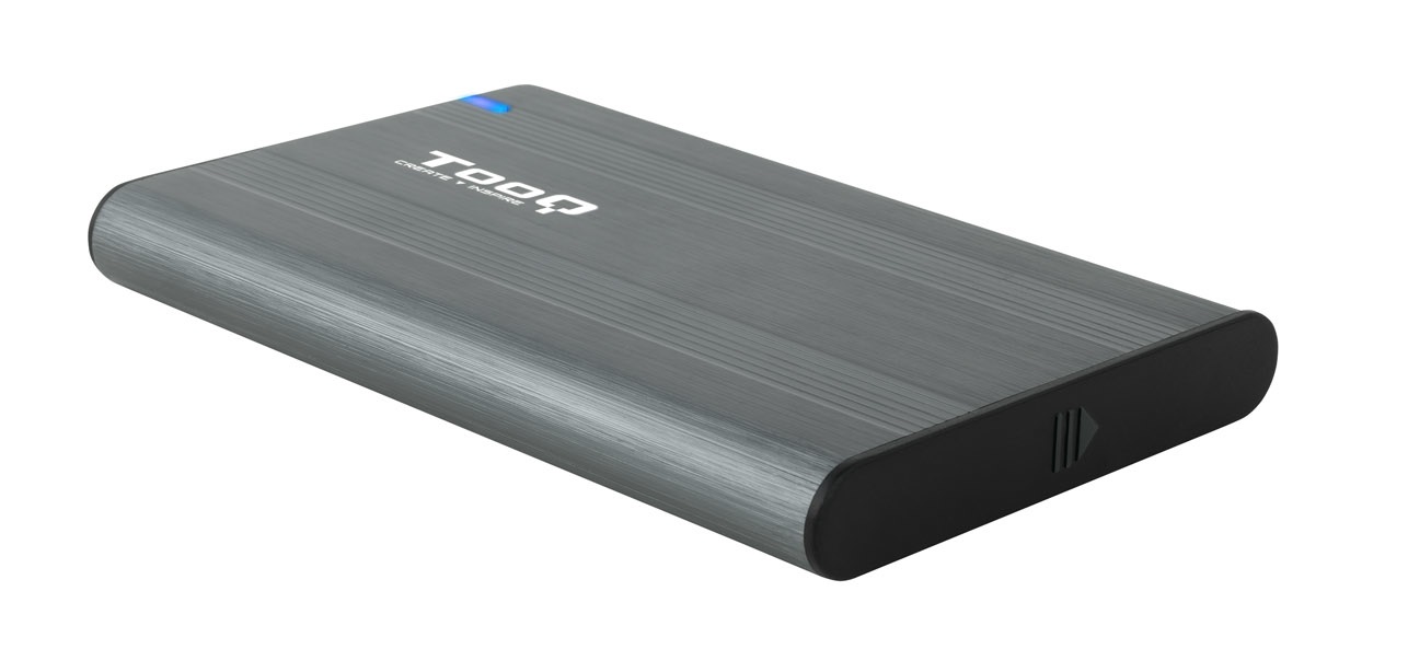 Caixa Externa p/ Disco Rígido HDD/SSD 2.5 (Cinzento) - TOOQ