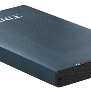 Caixa Externa p/ Disco 2,5 HDD/SSD (Azul) - TooQ