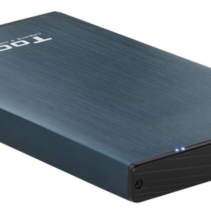 Caixa Externa p/ Disco 2,5 HDD/SSD (Azul) - TooQ