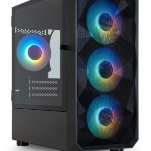 Caixa Gaming Micro-ATX Mini Tower Seizure (Preto) - TOOQ