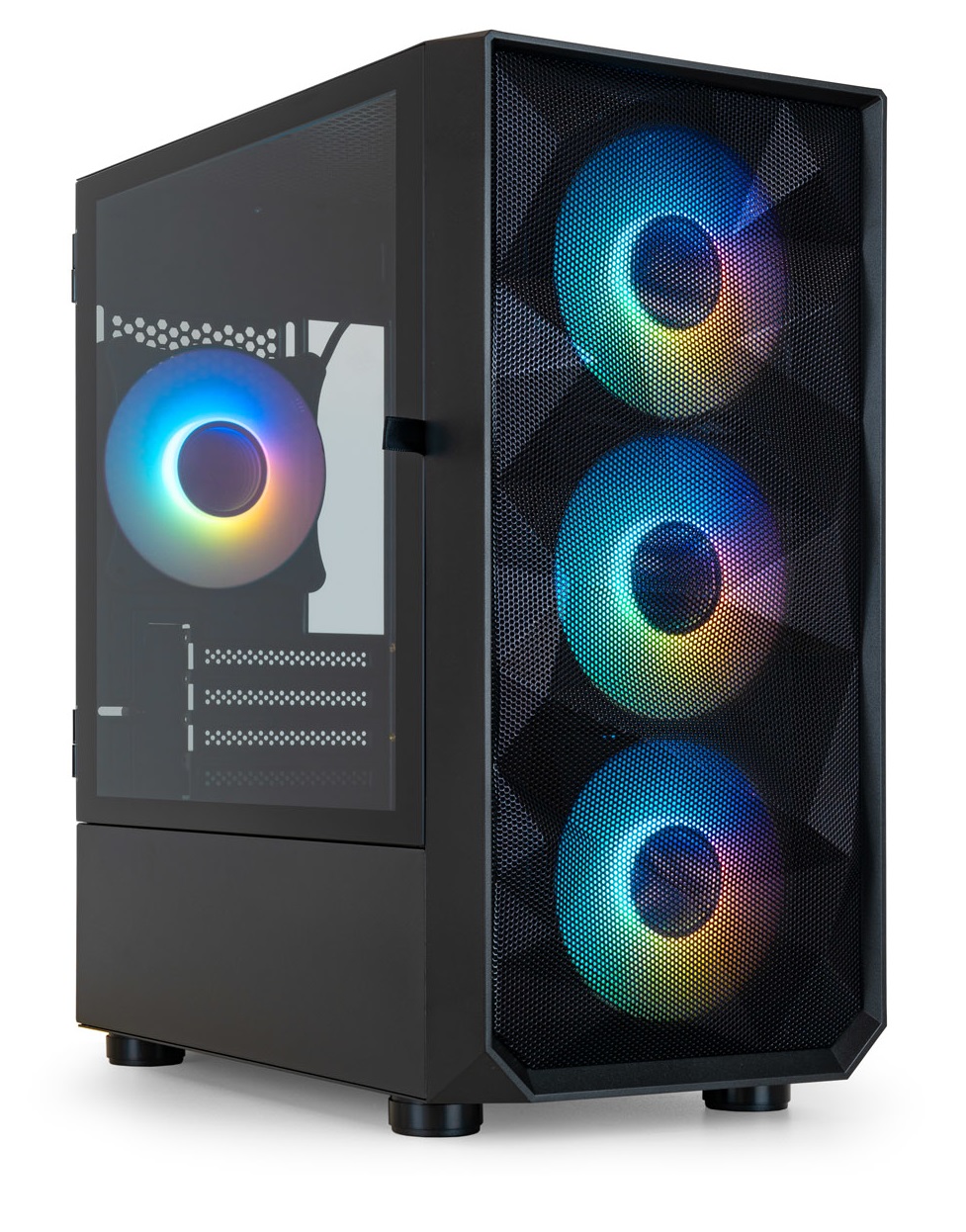 Caixa Gaming Micro-ATX Mini Tower Seizure (Preto) - TOOQ