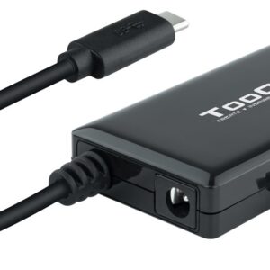 Cabo Adaptador USB-C - SATA HDD/SSD 2.5 e 3.5 c/ Fonte de Alimenta??o (Preto) - TOOQ