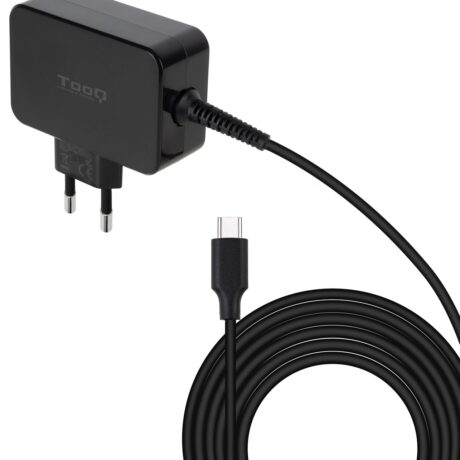 Carregador p/ Portátil GAN USB-C PD 65W (Preto) - TOOQ