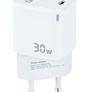 Carregador USB-C/PD 30W (Branco) - TOOQ