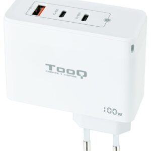 Carregador Universal 2x USB-C/PD + 1x USB-A/QC 100W (Branco) - TOOQ