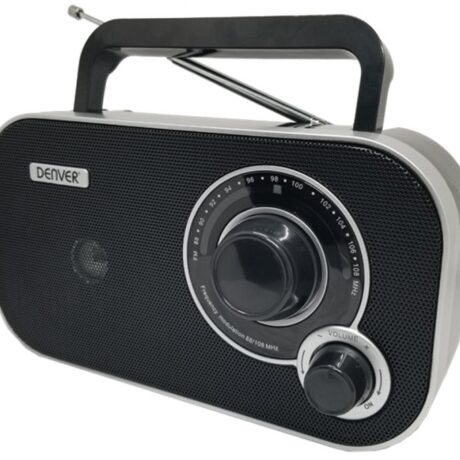 Rádio Portátil AM/FM (Preto) - DENVER