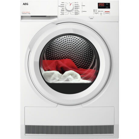 Máquina de Secar Roupa 8Kg Bomba de Calor (Branca) - AEG