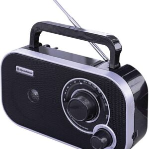 Rádio FM Portátil (Preto) - ROADSTAR