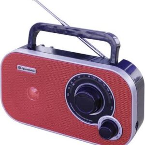 R?dio FM Port?til (Vermelho) - ROADSTAR