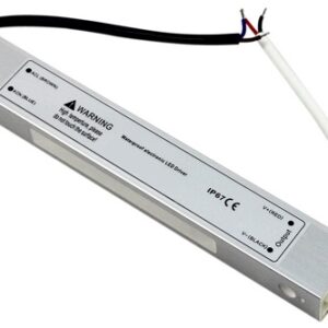 Fonte Alimentação Estanque IP67 12V DC 1,67A 20W c/ Fios