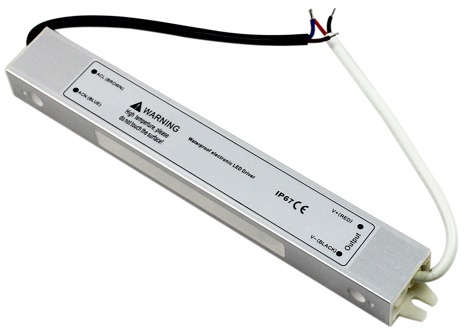 Fonte Alimentação Estanque IP67 12V DC 1,67A 20W c/ Fios