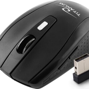 Rato Óptico USB s/ Fios 2,4GHz 1600DPI (6 Botões) - TITANUM