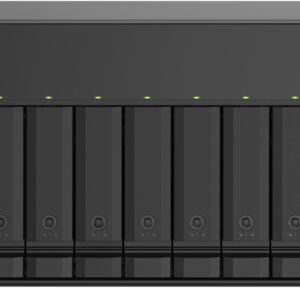 NAS TS-832PX 8 Bay Tower Ethernet LAN AL324 4GB DDR4 (Preto) - QNAP