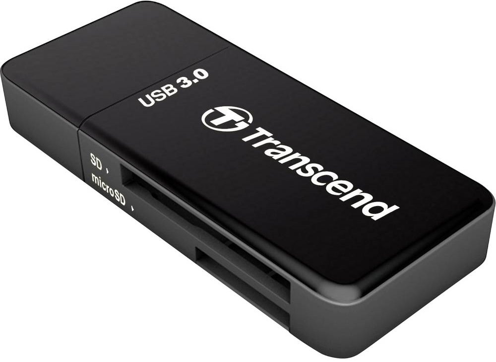 Leitor de Cartões USB 3.2 RDF5 (Preto) - TRANSCEND