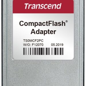 Adaptador Leitor de Cart?es CompactFlash (Prateado) - TRANSCEND