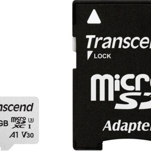 Cartão de Memória 128GB UHS-I U3 MicroSD + Adaptador - TRANSCEND