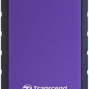 Disco Externo StoreJet 25H3 4TB USB 3.0 (Preto/Roxo) - TRANSCEND