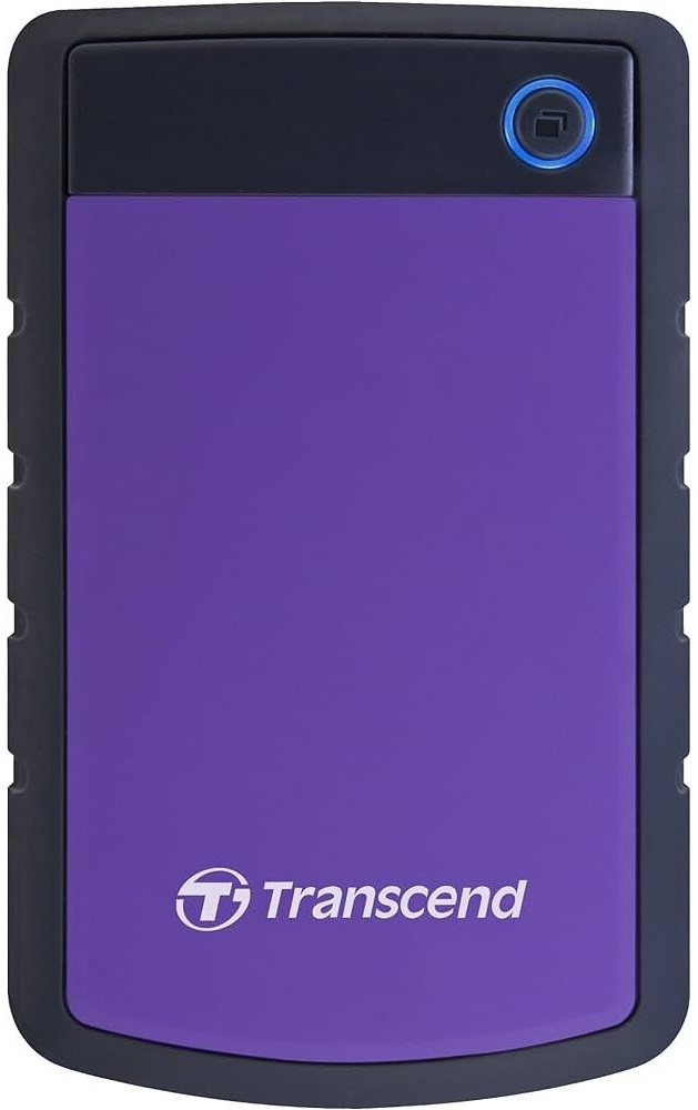 Disco Externo StoreJet 25H3 4TB USB 3.0 (Preto/Roxo) - TRANSCEND