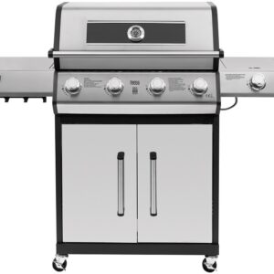 Grelhador M?vel a G?s BBQ 5006 Master p/ Churrasco + 1 Zona Fog?o - TEESA