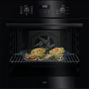 Forno Multifunções de Encastre Série 5000 SurroundCook c/ LED 72L (Preto) - AEG