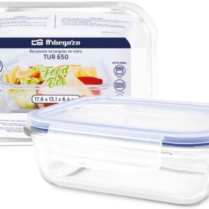 Recipiente Rentagular de Vidro 650ml - ORBEGOZO