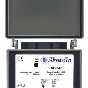 Amplificador TDT Canal 21/69 (25 dB) 2 Saídas c/ LTE - MANATA