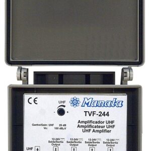 Amplificador TDT Canal 21/69 (25 dB) 4 Saídas (5G) c/ LTE - MANATA