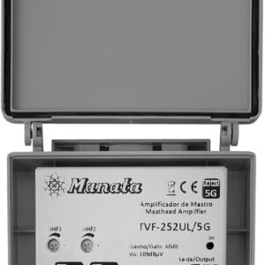 Amplificador de Mastro 5G 2 Entradas [2x UHF] + 1 Saída 40dB - MANATA