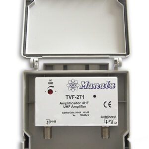 Amplificador TDT Canal 54/69 - 40 dB - 106dBìV - MANATA
