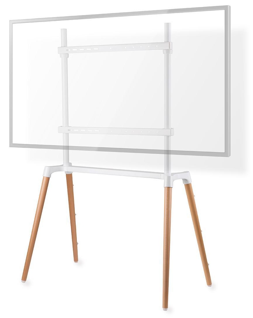 Suporte de Chão p/ TV LED-LCD-PLASMA 60 ~ 75 (Máx 40Kg) Branco - NEDIS