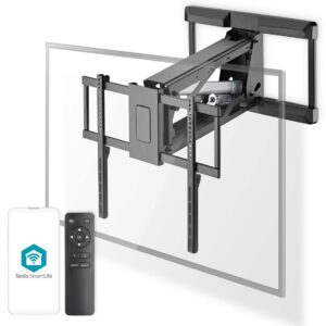 Suporte Parede Motorizado p/ TV LED-LCD-PLASMA 37~75 (M?x 35Kg) Wi-Fi SmartLife c/ Comando - NEDIS