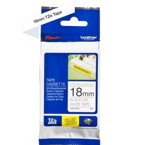 Fita Laminada Super Adesiva p/ Etiquetadora (8 mts/1,8cm) - BROTHER