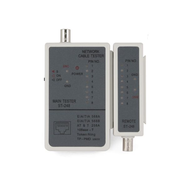 Testador de Cabos Gembird para Rj45 e RG-58 UTP STP Coaxial
