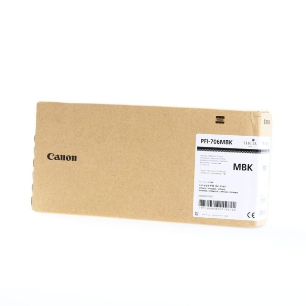 Tinteiro Original Canon PFI706 Preto Mate