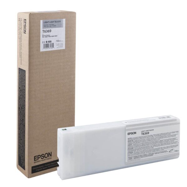 Tinteiro Original Epson T6369 Cinza Claro