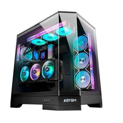 Caixa PC Abysm Gaming E-atx Danúbio Sava H600 Preto