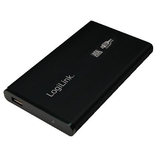 Caixa p/ Disco Rigido 2.5 SATA (Preto) - LOGILINK