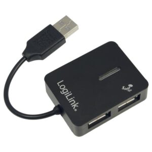 Hub USB A - 4x USB A (Preto) - LOGILINK