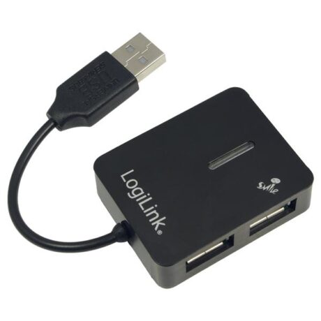 Hub USB A - 4x USB A (Preto) - LOGILINK