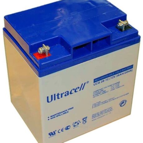 Bateria Gel 12V 28Ah (165 x 125 x 175 mm) - Ultracell