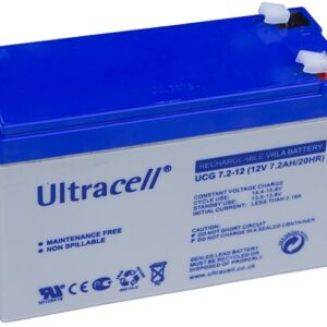 Bateria Gel 12V 7,2Ah (150 x 63 x 95 mm) - ULTRACELL