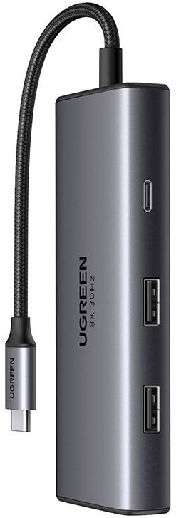 Hub USB-C 6-EM-1 Revodok (2x HDMI / 2x USB-C / 2x USB-A) - UGREEN