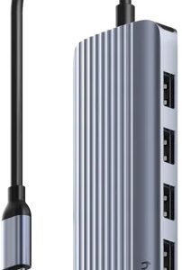 Hub USB-C 6-EM-1 (4x USB / HDMI / USB-C) - CUDY
