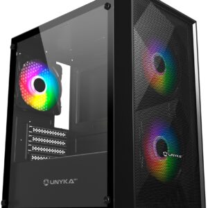 Caixa Micro-ATX Mir B200 (Preto) - UNYKACH