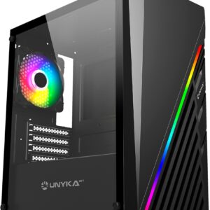 Caixa Micro-ATX Mini Glayze (Preto) - UNYKACH