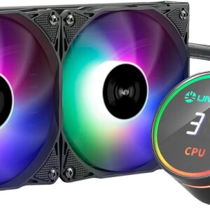 Water Cooler CPU AquaStorm 240 120mm (Preto) - UNYKACH