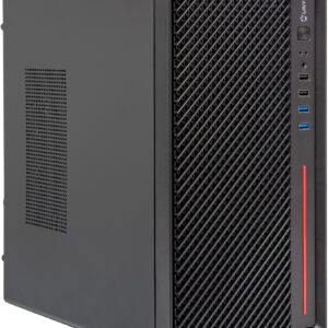 Caixa Micro-ATX Numen 300 Pro (Preto/Vermelho) - UNYKACH