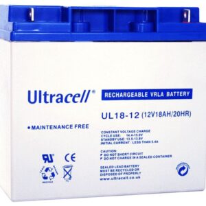 Bateria Chumbo 12V 18Ah (181 x 77 x 167 mm) - Ultracell