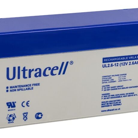 Bateria Chumbo 12V 2,6Ah (178 x 35 x 60 mm) - Ultracell